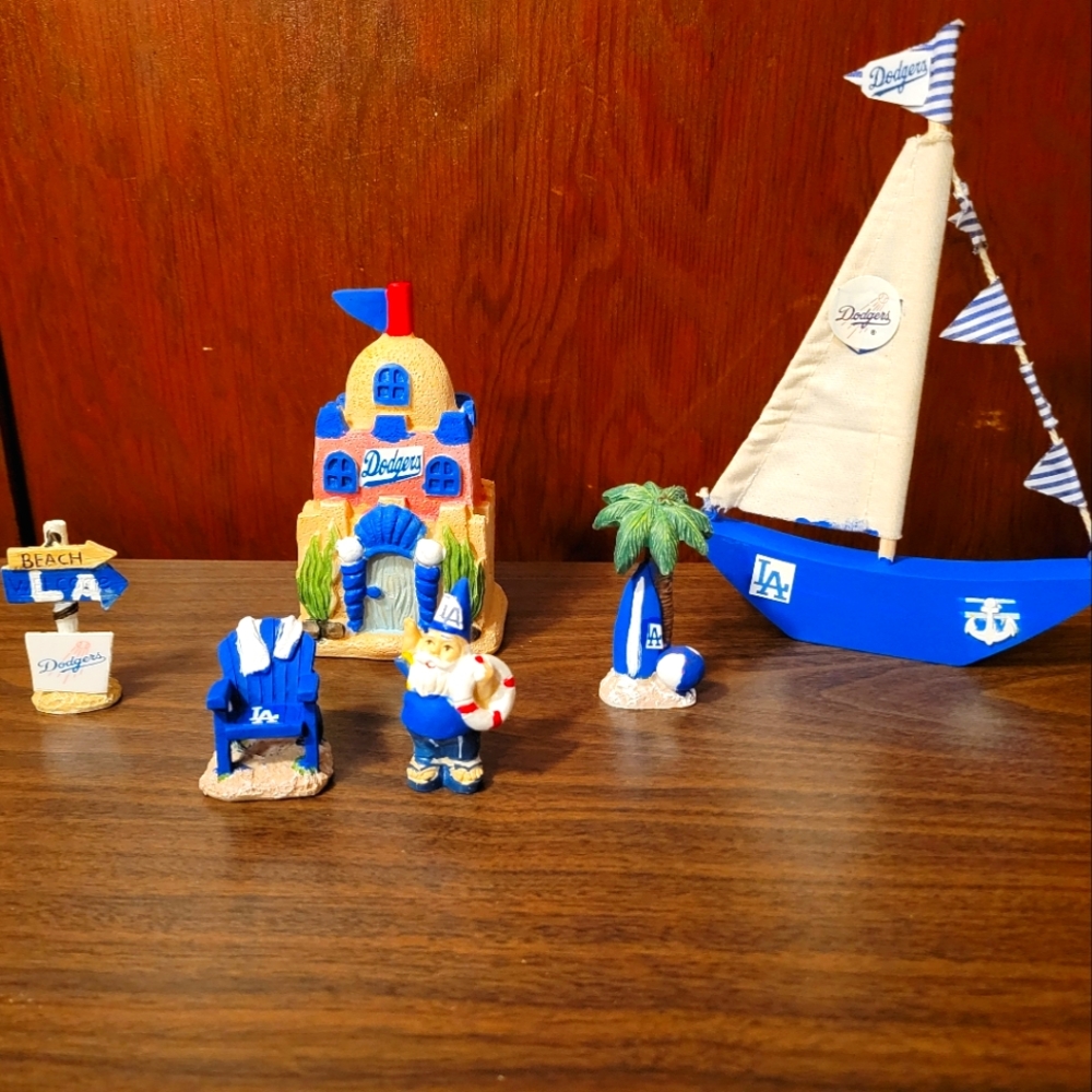 La Dodgers Mini Gnome Set